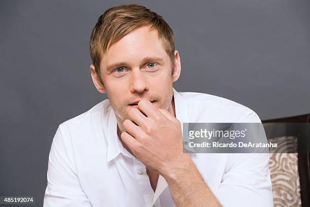 Actor Alexander Skarsgard of 'Diary of a Teenage Girl' is photographed for Los Angeles Times on June 12, 2015 in Los Angeles, California. PUBLISHED...