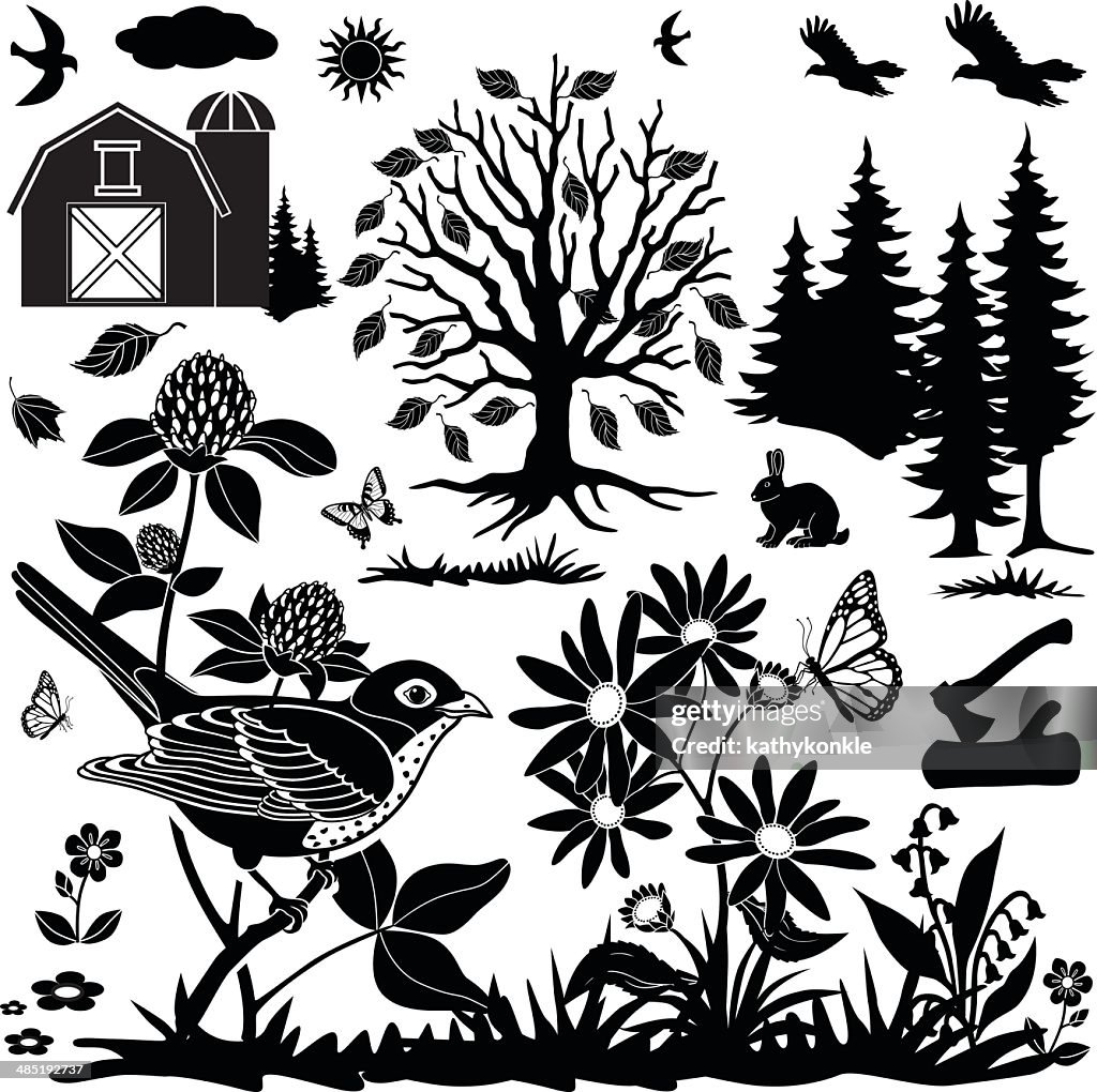 Farm field design elements