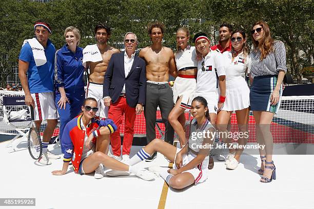 Arthur Kulkov, Jane Lynch, Hannah Davis, Akin Akman, Tommy Hilfiger, Rafael Nadal, Constance Jablonski, Bryanboy, Chanel Iman, Noah Mills, Danielle...