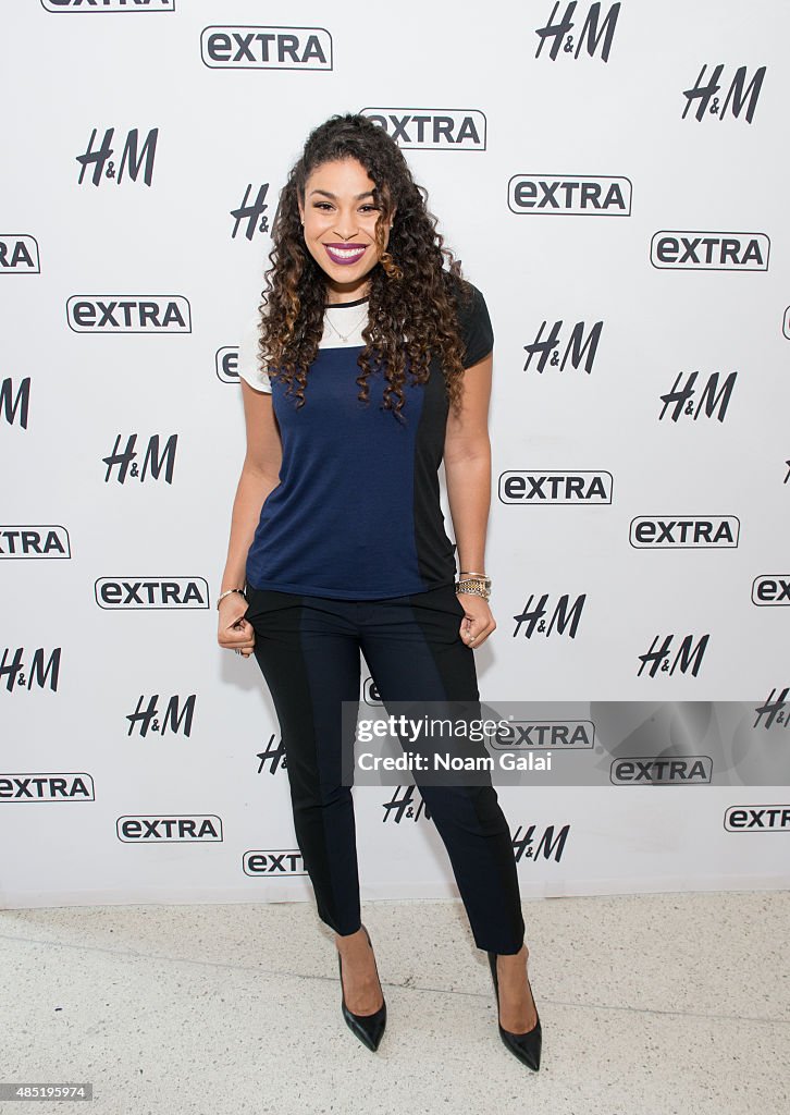 Jordin Sparks Visits "Extra"