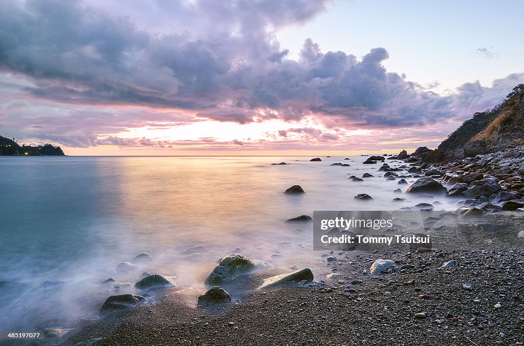 Dusk at Ugusu-beach