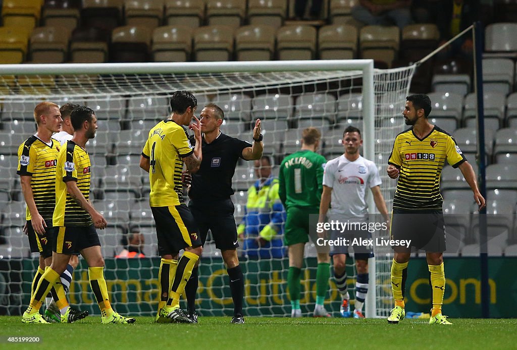 Preston North End v Watford - Capital One Cup Second Round