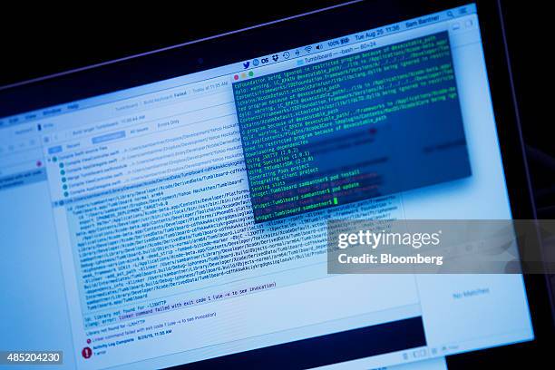 Wrong Code Image Computer Screen Computer Blue Screen Photos and Premium High Res Pictures - Getty Images