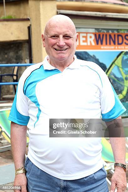 Arturo Montagnoli, owner and CEO of seven hotels at Lake Garda, at Hotel Pier Surf Center on August 23, 2015 in Riva del Garda, Italy.