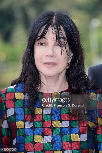 Jury member Carole Laure attends the Jury photocall during the 8th Angouleme French-Speaking Film Festival on August 25, 2015 in Angouleme, France.