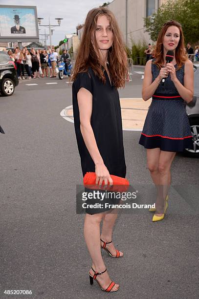 Marine Vacth poses during the 'Belles Familles' photocall as part of the 8th Angouleme French-Speaking Film Festival on August 25, 2015 in Angouleme,...