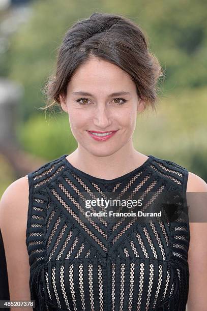 Jury member Marie Gillain attends the Jury photocall during the 8th Angouleme French-Speaking Film Festival on August 25, 2015 in Angouleme, France.