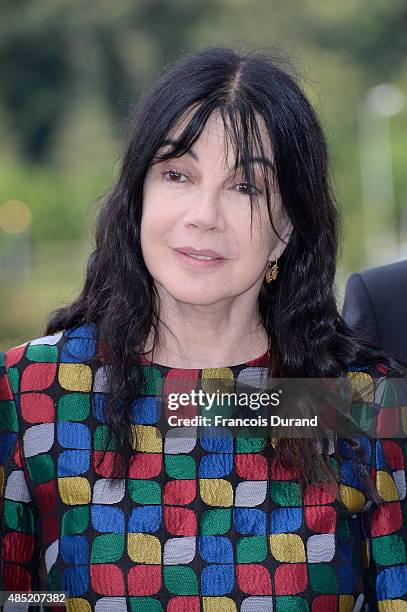 Jury member Carole Laure attends the Jury photocall during the 8th Angouleme French-Speaking Film Festival on August 25, 2015 in Angouleme, France.