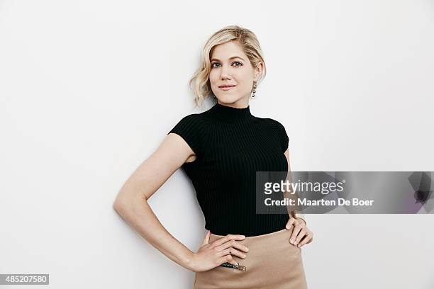 Actor Charity Wakefield from NBC's 'The Player' poses in the Getty Images Portrait Studio powered by Samsung Galaxy at the 2015 Summer TCA's at The...