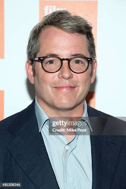 Actor Matthew Broderick attends the 2015 Film Society of Lincoln Center Summer Talks with "Dirty Weekend" at Elinor Bunin Munroe Film Center on...