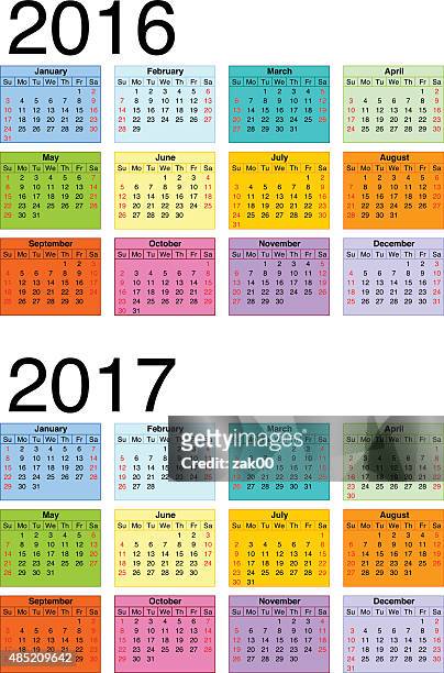 カレンダー 2016-2017 - july 2017点のイラスト素材／クリップアート素材／マンガ素材／アイコン素材
