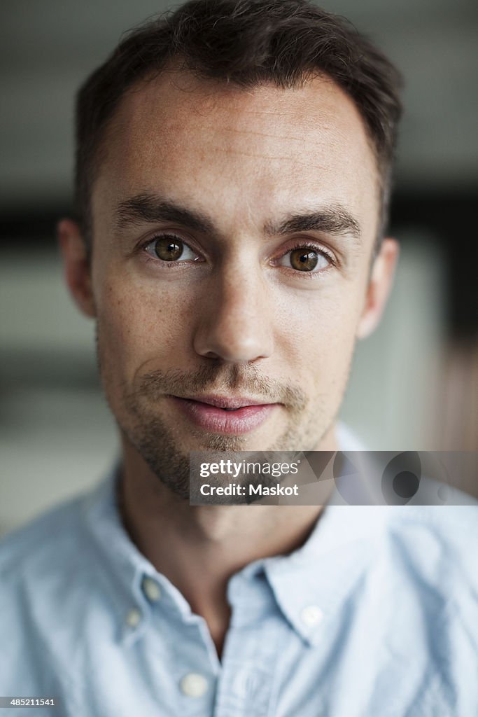 Portrait of confident businessman
