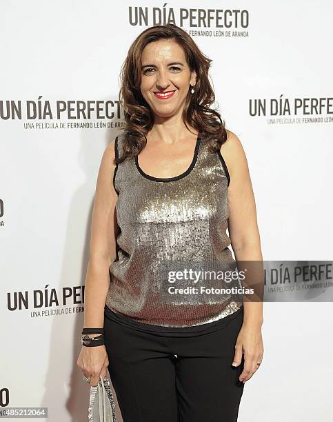 Llum Barrera attends the 'A Perfect Day' Premiere at Palafox Cinema on August 25, 2015 in Madrid, Spain.