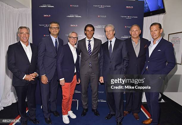 Gary Sheinbaum, Emanuel Chirico, Tommy Hilfiger, Professional tennis player Rafael Nadal, CEO, Chairman of the Board, President, and Director at...