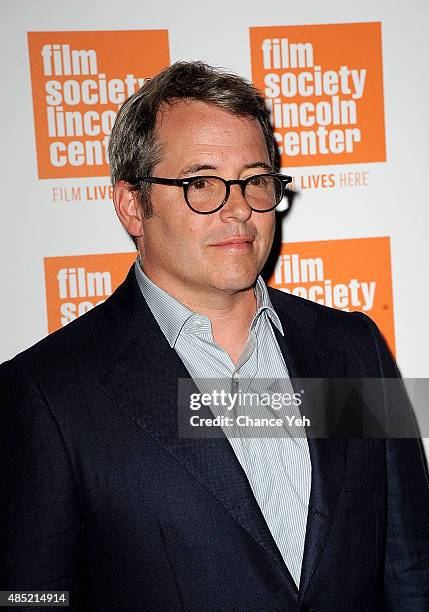 Matthew Broderick attends 2015 Film Society Of Lincoln Center Summer Talks with "Dirty Weekend" at Elinor Bunin Munroe Film Center on August 25, 2015...