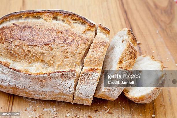 fatia de pão fresco - white bread - fotografias e filmes do acervo