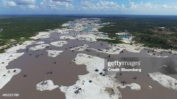 Mining Rafts Dredge Mining Photos and Premium High Res Pictures - Getty Images