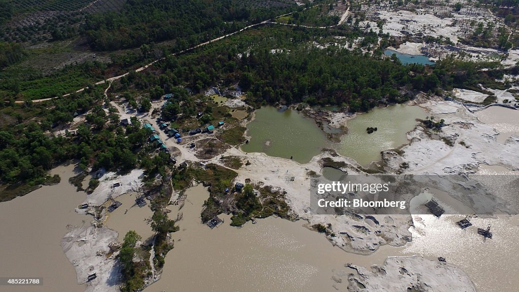 Tin Mining on Bangka Island as Vampire Miners Hamper Indonesia's Efforts to Curb Tin Slump