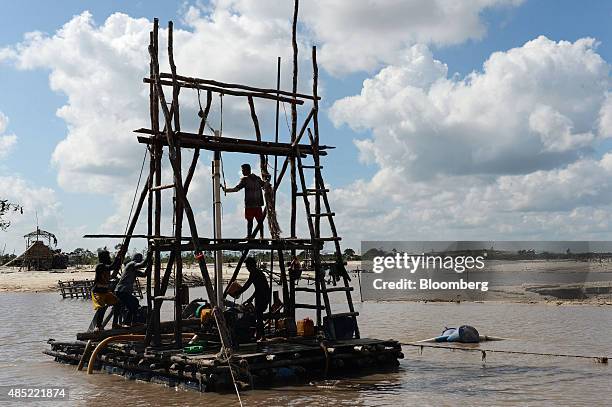 Mining Rafts Dredge Mining Photos and Premium High Res Pictures - Getty Images