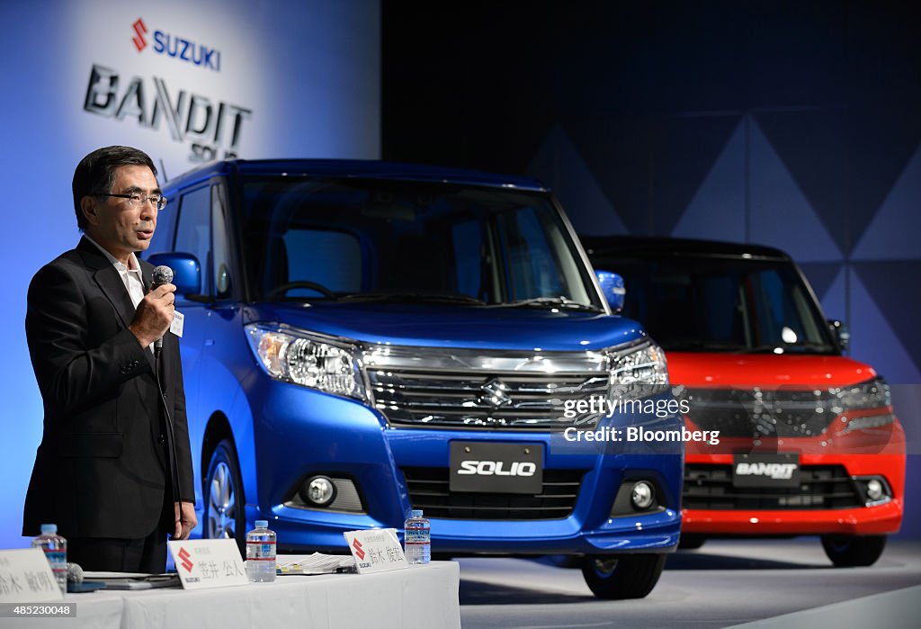 Suzuki Motor Corp. New President Toshihiro Suzuki Unveils Solio Compact Car