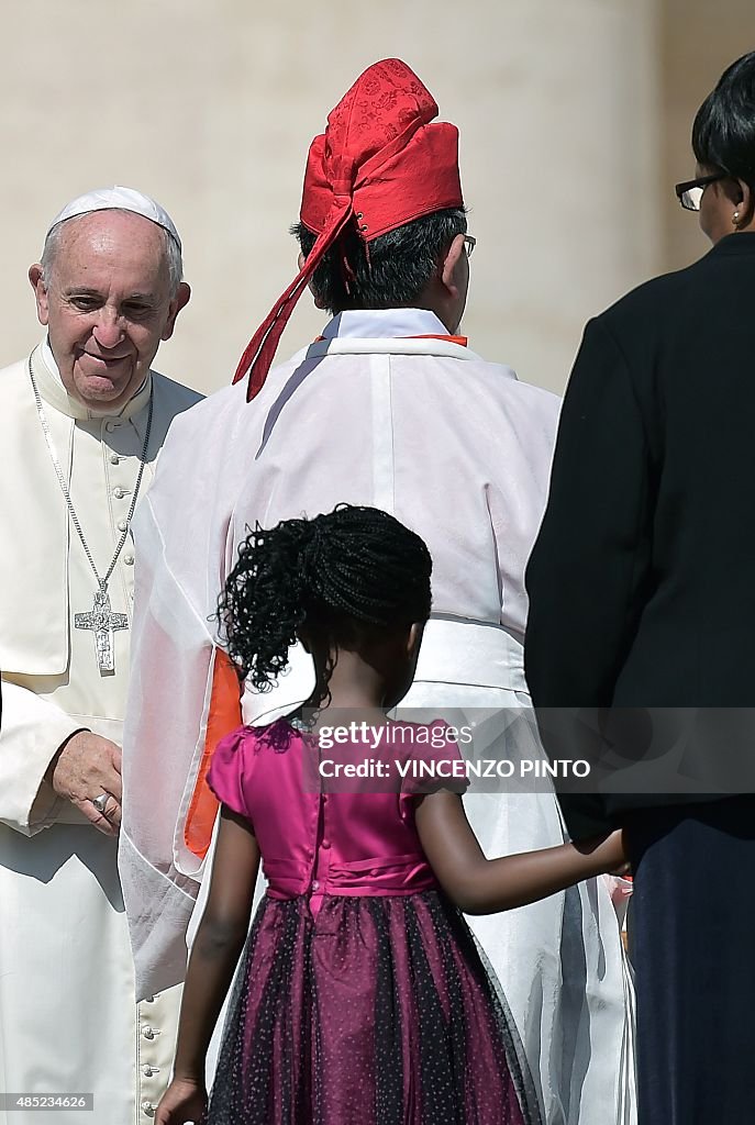 VATICAN-POPE-AUDIENCE