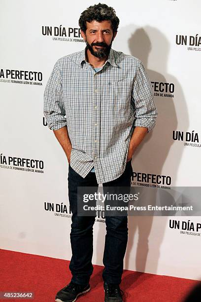 Alberto Rodriguez attends 'A perfect day' premiere on August 25, 2015 in Madrid, Spain.