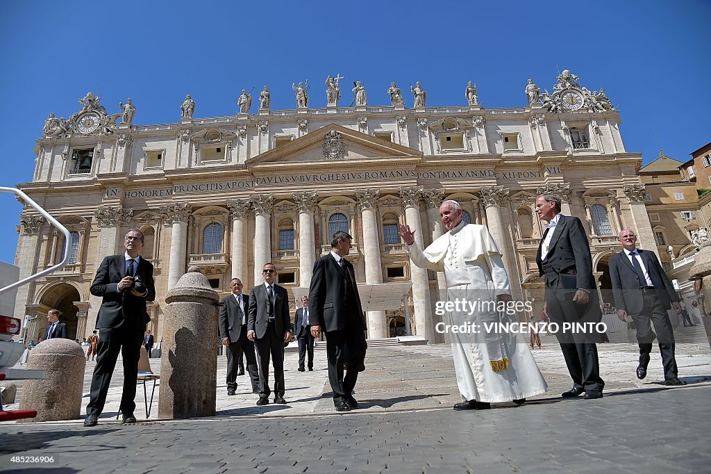 VATICAN-POPE-AUDIENCE