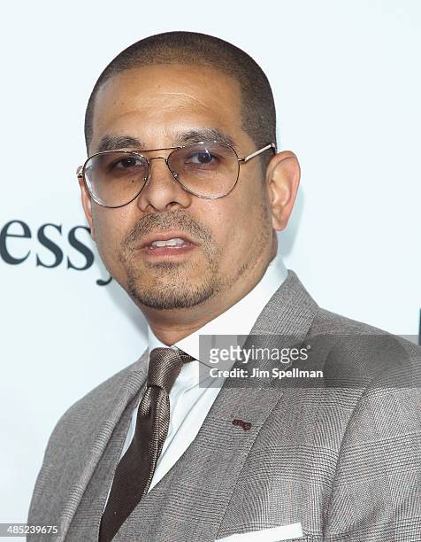 Director One 9 attends the 2014 Tribeca Film Festival Opening Night Premiere of "Time Is Illmatic" at The Beacon Theatre on April 16, 2014 in New...