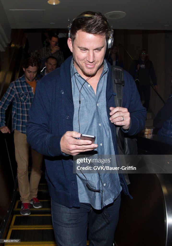 Celebrity Sightings In Los Angeles - April 16, 2014