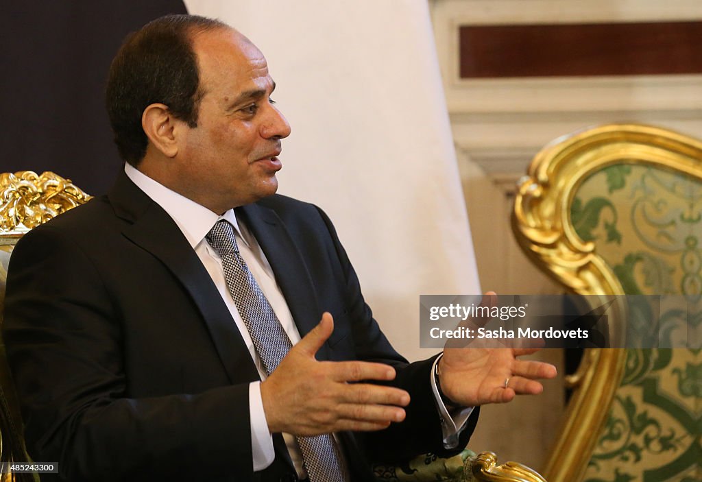 Egyptian President Abdel Fattah El-Sisi Visits Russia