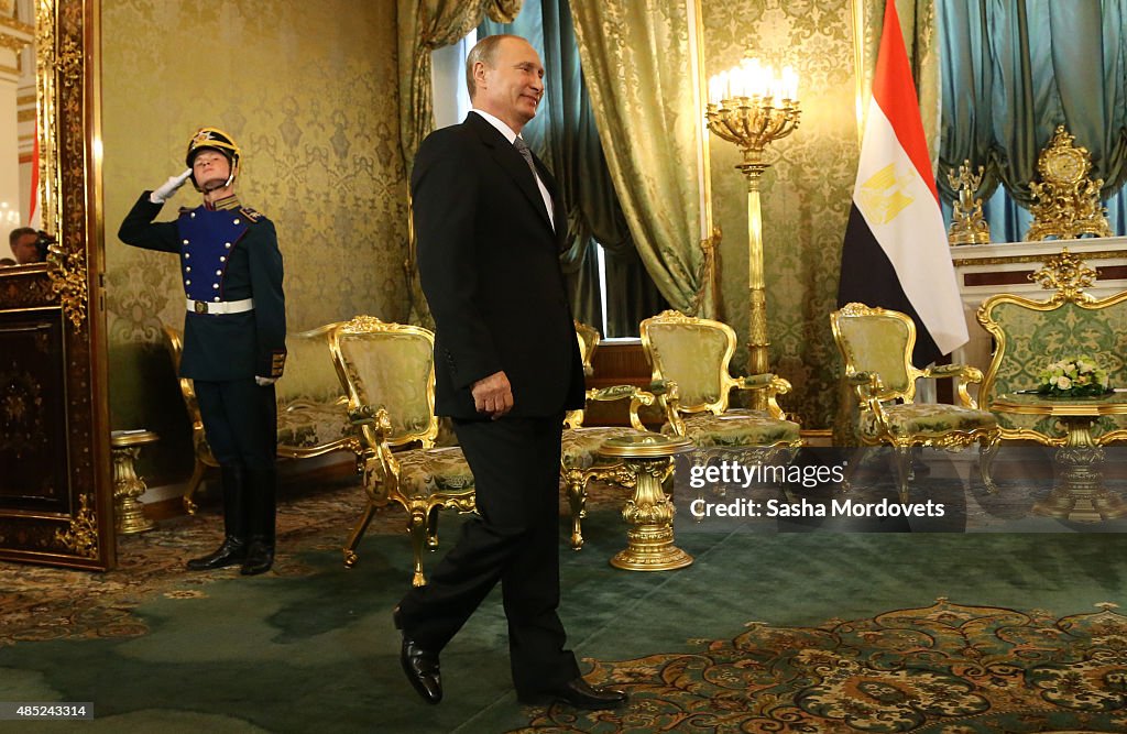 Egyptian President Abdel Fattah El-Sisi Visits Russia