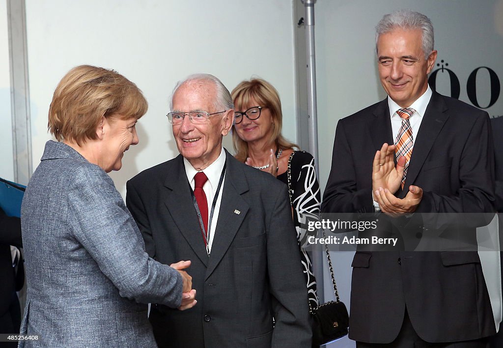 Merkel Visits Glashuette Luxury Watches Manufacturer