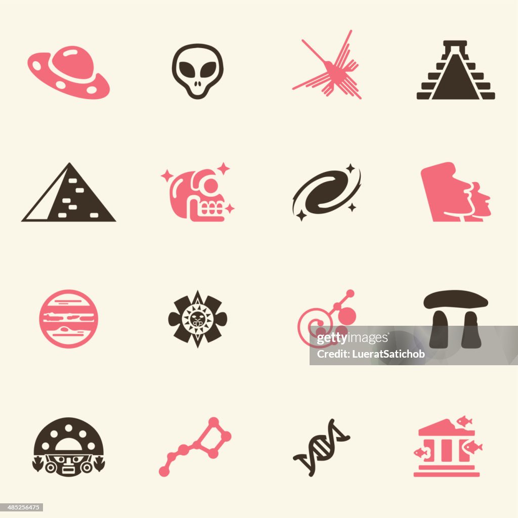 Ancient aliens Color Series | EPS10