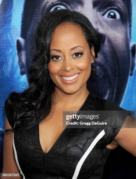 Actress Essence Atkins arrives at the Los Angeles premiere of "A Haunted House 2" at Regal Cinemas L.A. Live on April 16, 2014 in Los Angeles,...