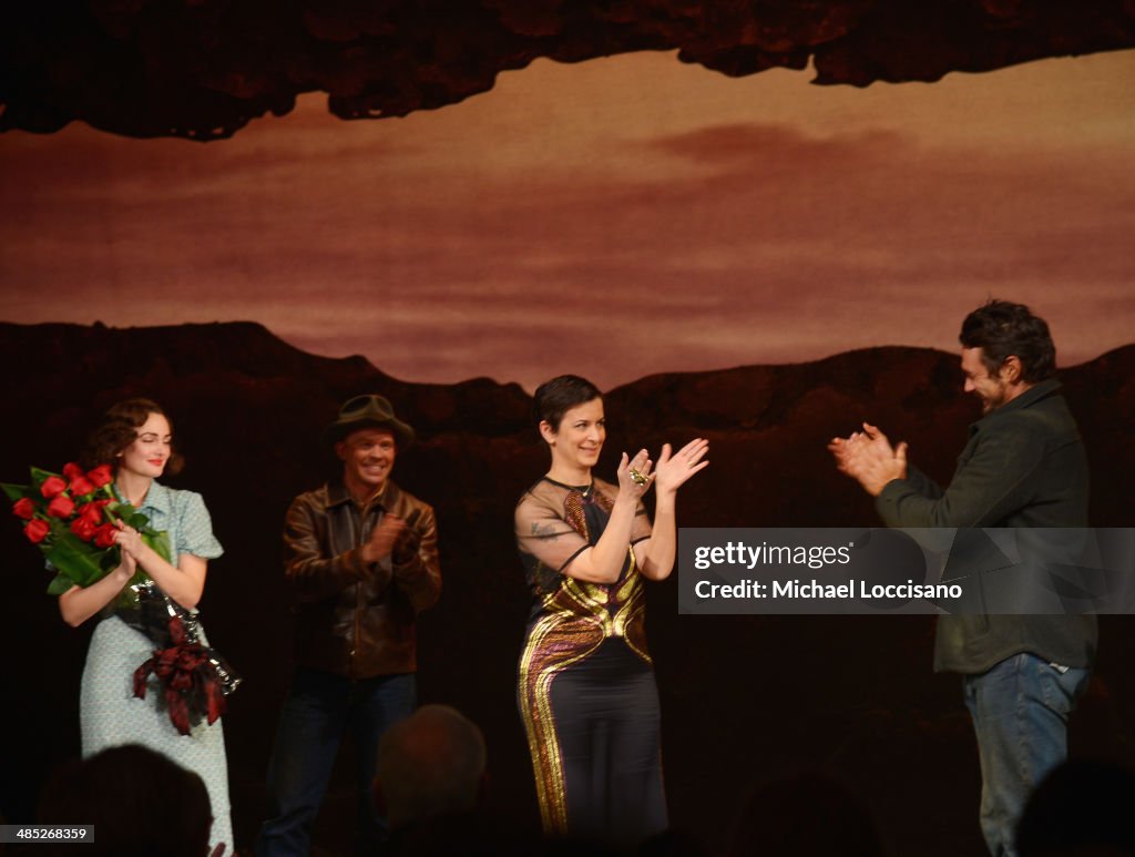 "Of Mice And Men" Broadway Opening Night - Arrivals & Curtain Call