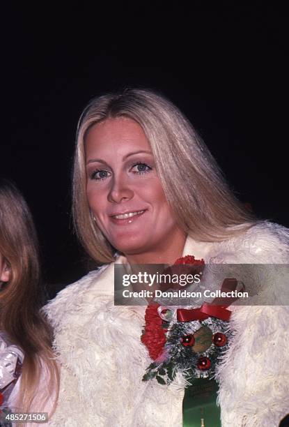 Actress Joan Van Ark from "Knots Landing" attends the Hollywood Christmas Parade an event in December 1980 in Los Angeles, California.