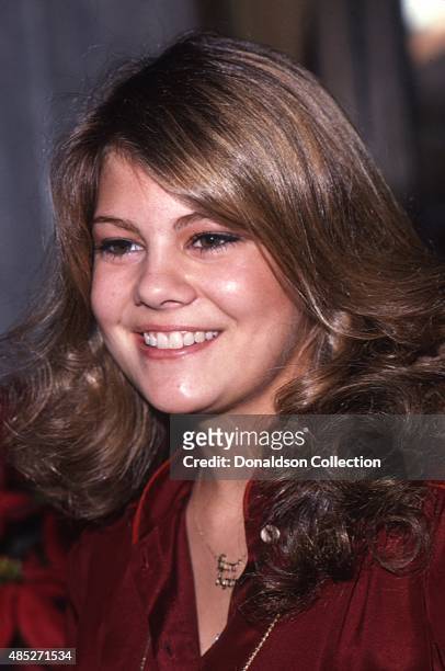 Actress Lisa Whelchel from the TV show "The Facts Of Life" attends an event in 1980 in Los Angeles, California.
