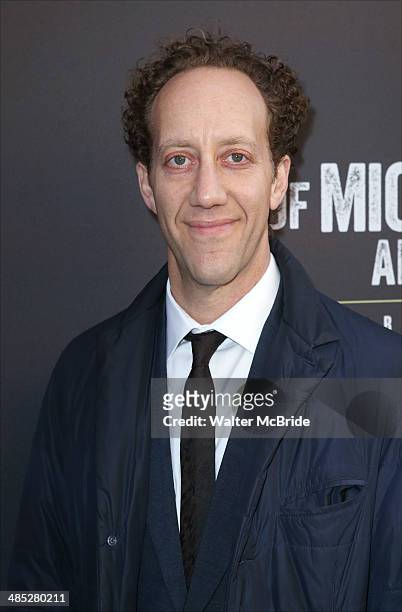 Joey Slotnick attends the Broadway Opening Night Performance of 'Of Mice and Men' at the LongacreTheatre on April 16, 2014 in New York City.