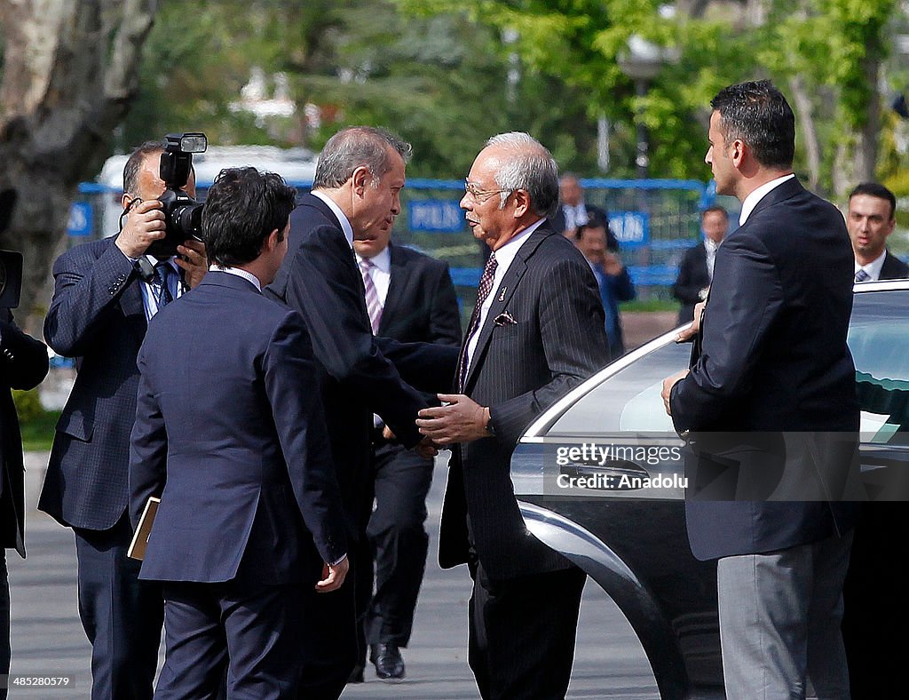 Malaysian Prime Minister Najib Razak in Ankara