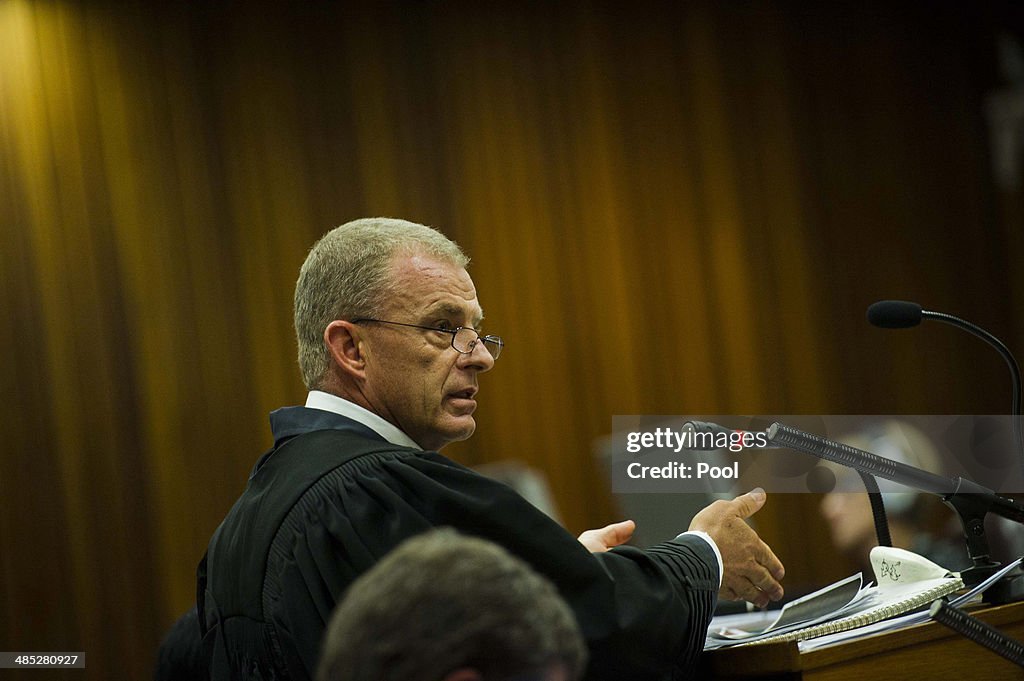 Oscar Pistorius Is Tried For The Murder Of His Girlfriend Reeva Steenkamp