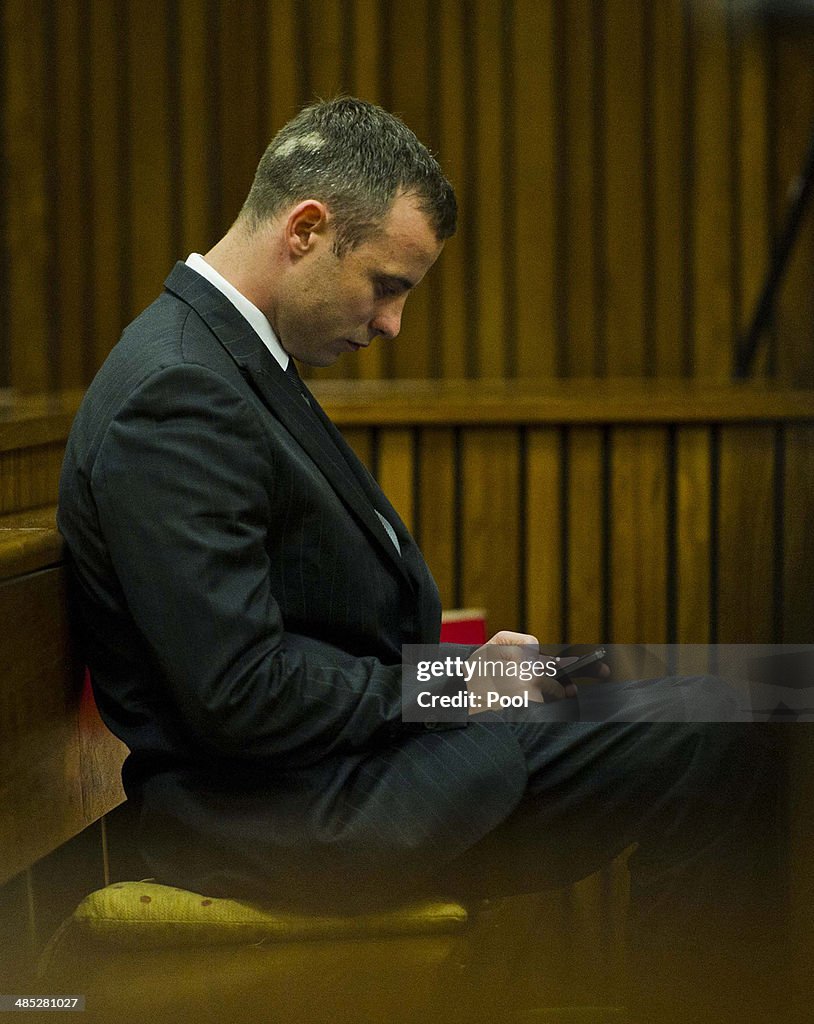 Oscar Pistorius Is Tried For The Murder Of His Girlfriend Reeva Steenkamp