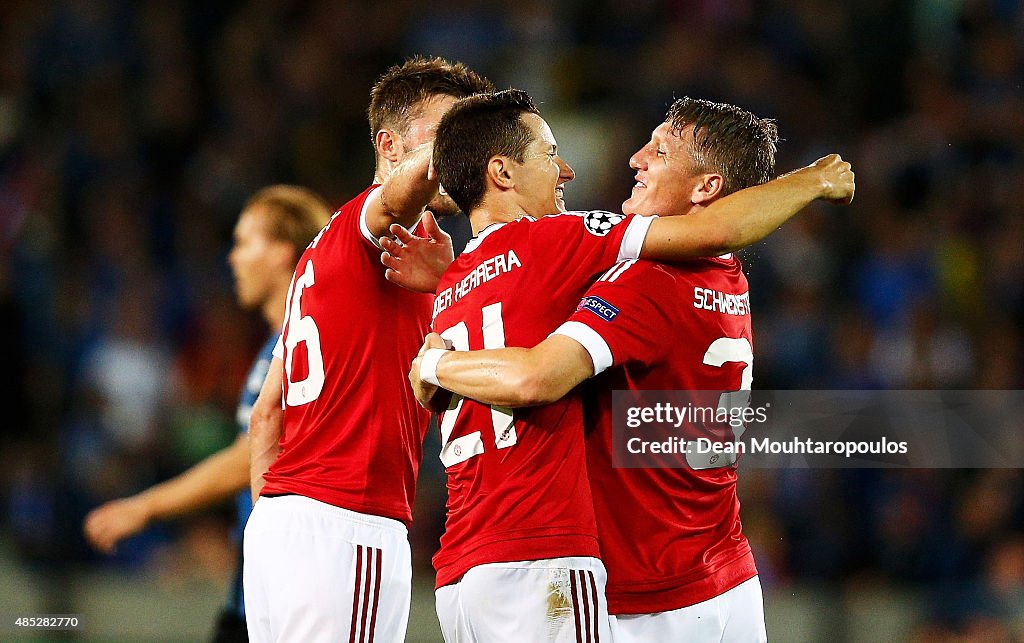 Club Brugge v Manchester United - UEFA Champions League: Qualifying Round Play Off Second Leg