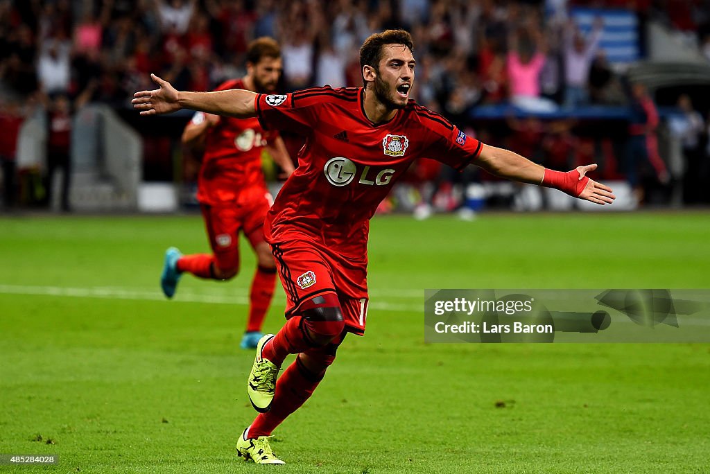 Bayer Leverkusen v SS Lazio  - UEFA Champions League Qualifying Play-Offs Round: Second Leg