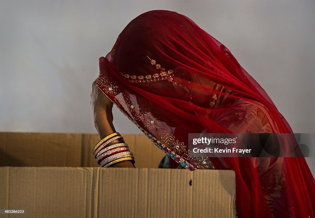 Indians Cast Votes On Biggest Polling Day