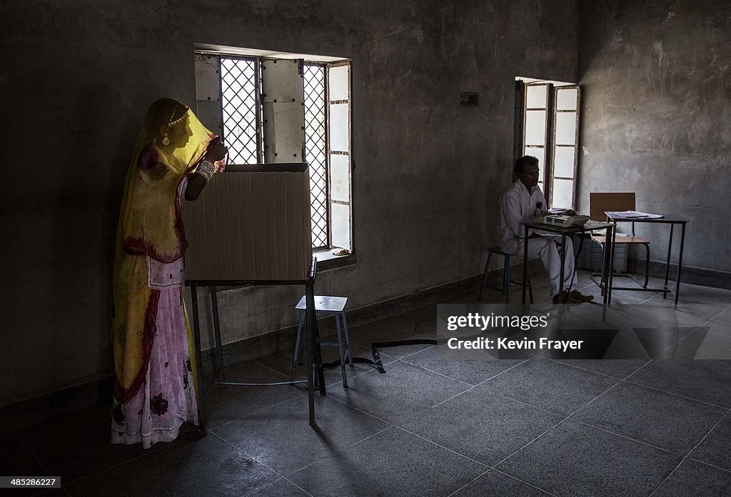 Indians Cast Votes On Biggest Polling Day