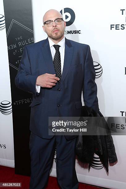 Editor John Kane attends the 2014 Tribeca Film Festival Opening Night Premiere of "Time Is Illmatic" at The Beacon Theatre on April 16, 2014 in New...