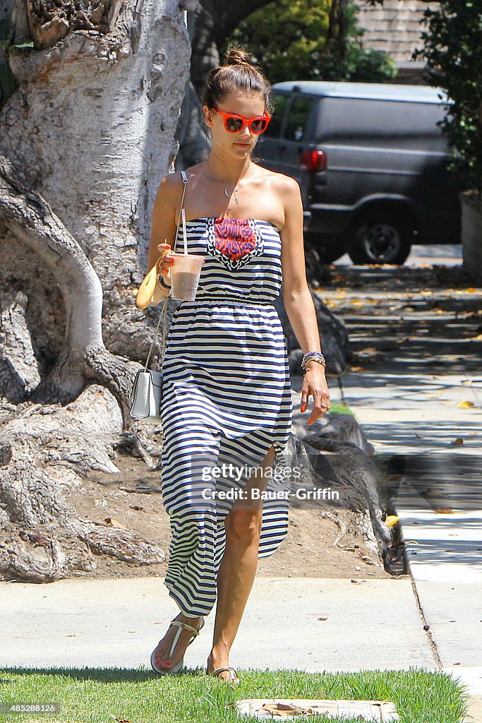 Celebrity Sightings In Los Angeles - August 26, 2015