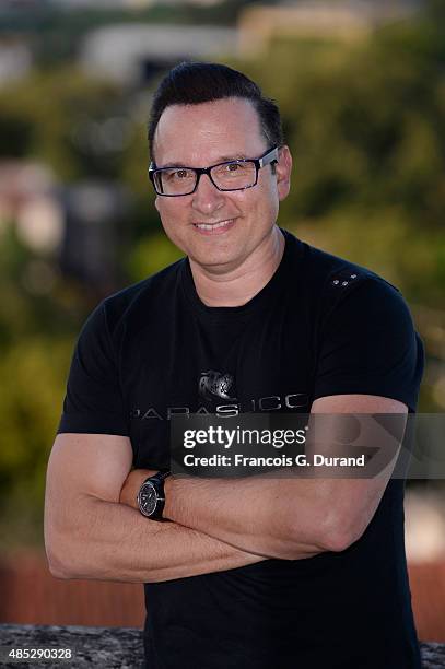 Jean Marc Genereux poses at a photocall during the 8th Angouleme French-Speaking Film Festival on August 26, 2015 in Angouleme, France.