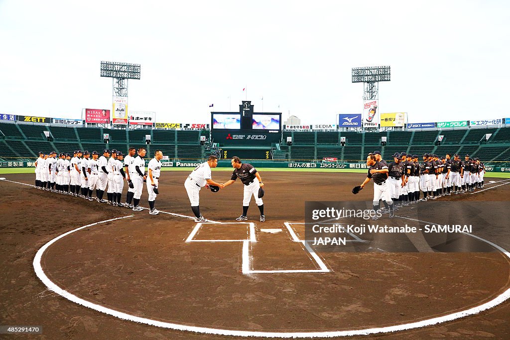U-18 Japan v Collegiate Japan - 2015 WBSC U-18 Baseball World Cup Send-off