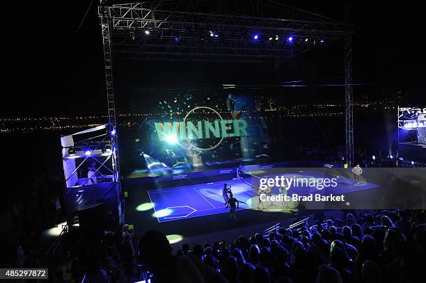 General view of the atmosphere during Rally On The River presented by American Express, featuring Maria Sharapova, John Isner, Monica Puig and DJ Set...